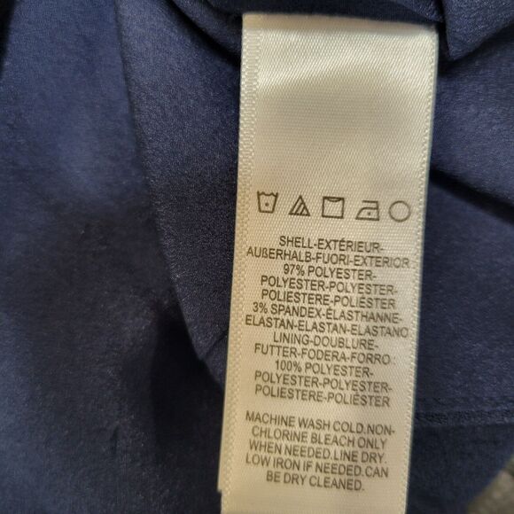 Dress The Population "Alondra Dress Midnight Blue" Midi Dress Size Medium NWT - Picture 12 of 13